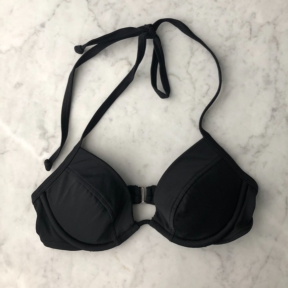 VICTORIA’S SECRET Bikini Set 32B Halter Top XS Bottom - Picture 2 of 5